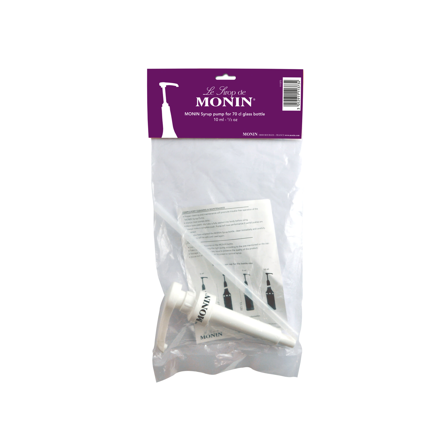 Monin 10ml Syrup Pump 70cl Screw Type